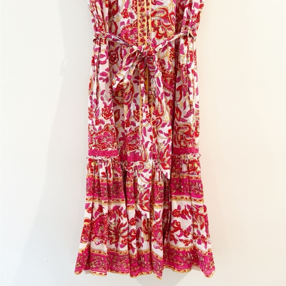 Lola Australia Leo Midi Dress In Floral Paisley Print - Picture 3 of 9